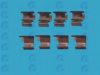 ERT 420008 Accessory Kit, disc brake pads